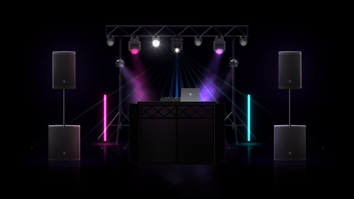 A studio rendering of the Full DJ package from the showcase site